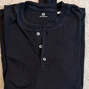 Ag Adriano Goldschmied Men's Black long sleeve shirt